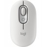 Мишка Logitech - POP, оптична, безжична, Off-white