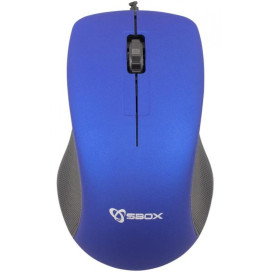 Мишка SBOX - M-958BL, оптична, синя