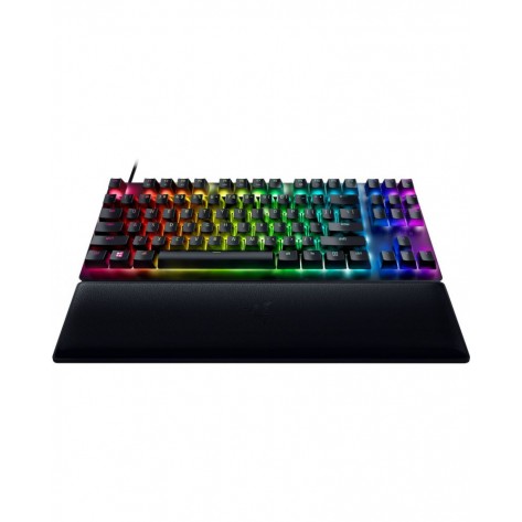 Механична клавиатура Razer - Huntsman V2 Tenkeyless, Purple, RGB, черна