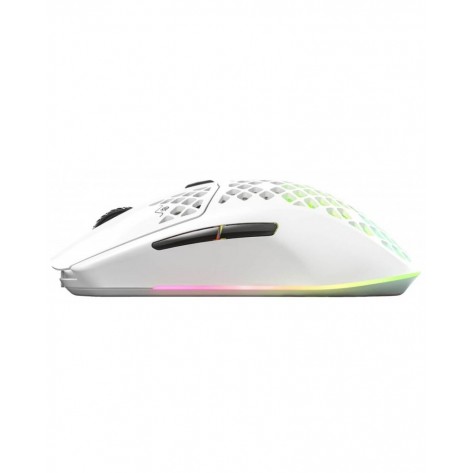  Гейминг мишка SteelSeries - Aerox 3 2022, оптична, безжична, бяла