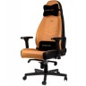 Гейминг стол noblechairs - ICON, естествена кожа, cognac/black