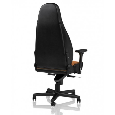 Гейминг стол noblechairs - ICON, естествена кожа, cognac/black