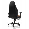 Гейминг стол noblechairs - ICON, естествена кожа, cognac/black