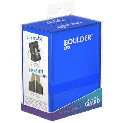 Кутия за карти Ultimate Guard Boulder Deck Case - Standard Size, синя (60 бр.)