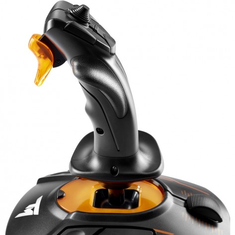 Джойстик Thrustmaster - T-16000M FCS, черен/оранжев, PC