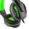  Гейминг слушалки T-Dagger - Cook T-RGH100, черни/зелени