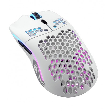 Гейминг мишка Glorious - Model O Wireless, оптична, безжична, Matte white