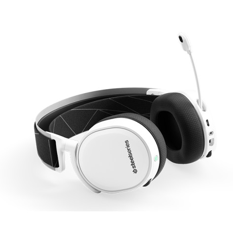 Гейминг слушалки SteelSeries - Arctis 7 2019 Edition, бели
