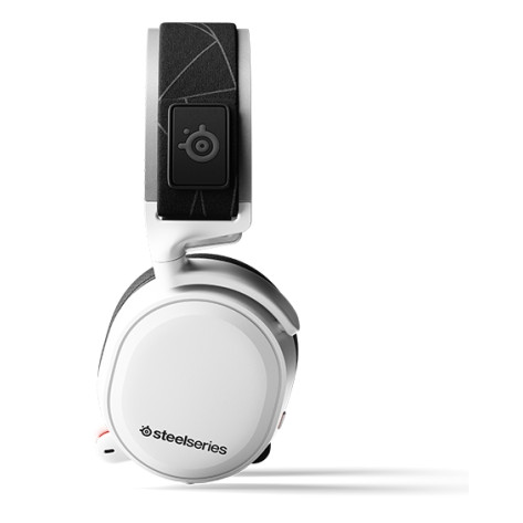 Гейминг слушалки SteelSeries - Arctis 7 2019 Edition, бели