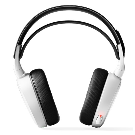 Гейминг слушалки SteelSeries - Arctis 7 2019 Edition, бели