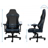 Гейминг стол noblechairs HERO - Black Edition, черен