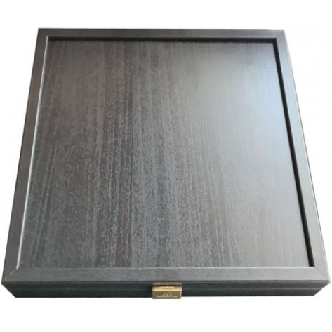 Луксозен ръчно изработен шах Manopoulos, 20 х 20 cm, бордо