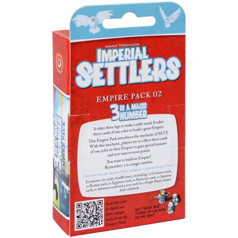 Разширение за настолна игра Imperial Settlers: 3 Is A Magic Number - Empire Pack