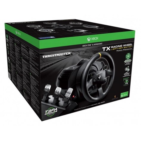 Волан Thrustmaster - TX Racing Leather Ed., PC/XB1, черен