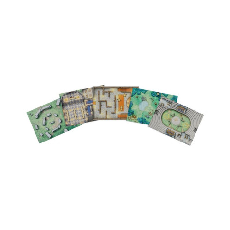 Аксесоар за ролева игра Dungeons & Dragons: Arcana Unleashed - Map Pack