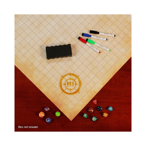 Аксесоар за ролеви игри Enhance - RPG Grid Mat Campaign Kit (91.5 x 61 cm)
