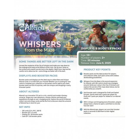 Altered TCG: Whispers from the Maze Booster