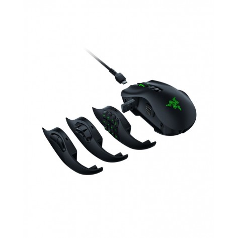  Гейминг мишка Razer - Naga Pro, оптична, безжична, черна