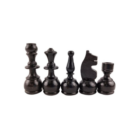 Дървени фигури за шах Oreshak Handmade - Бук и габър, 60 mm