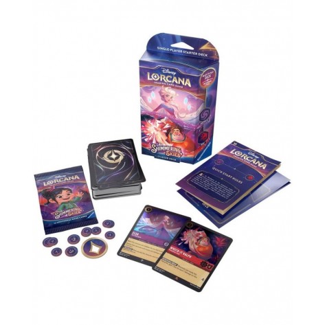 Disney Lorcana TCG: Shimmering Skies Starter Deck - Elsa and Ralph
