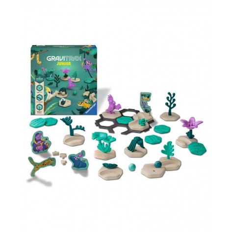 Допълнение за логическа игра Ravensburger GraviTrax Junior - Джунгла