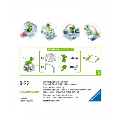 Допълнение за логическа игра Ravensburger GraviTrax - Елемент Катапулт