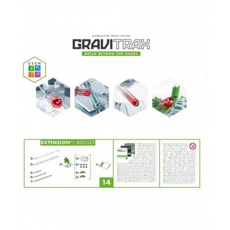 Допълнение за логическа игра Ravensburger GraviTrax: Bridges