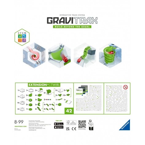 Допълнение за логическа игра Ravensburger GraviTrax: Twirl