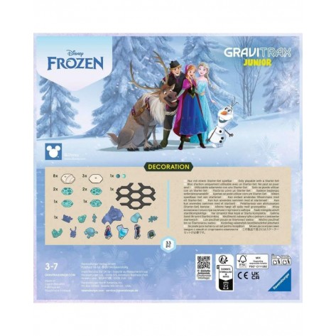 Допълнение за логическа игра Ravensburger GraviTrax Junior Frozen