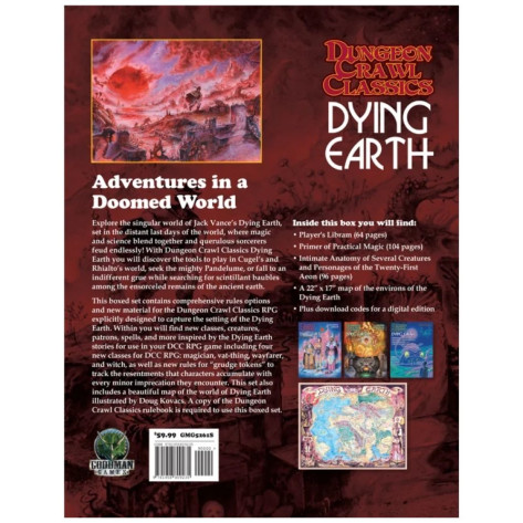 Допълнение за ролева игра Dungeon Crawl Classics RPG: Dying Earth Boxed Set