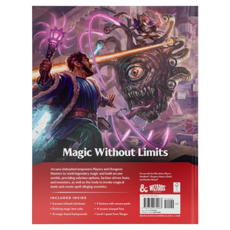 Допълнение за ролева игра Dungeons & Dragons: Arcana Unleashed (Gameplay Expansion Book)