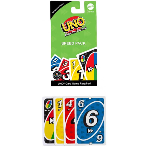 Допълнителни карти за игра UNO Add-On-Packs: Speed Pack