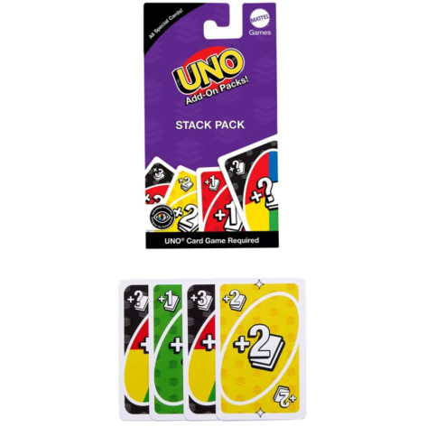 Допълнителни карти за игра UNO Add-On-Packs: Stack Pack
