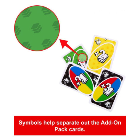 Допълнителни карти за игра UNO Add-On-Packs: Stack Pack