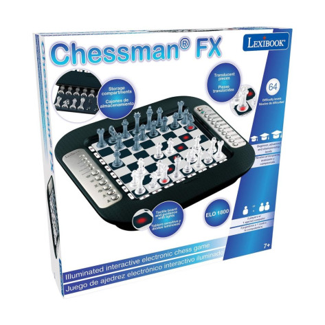 Електронен луксозен шах Lexibook: ChessMan FX
