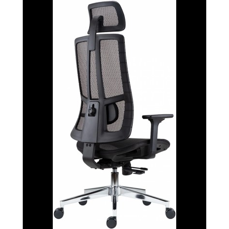 Ергономичен стол Antares - Ruben Mesh, черен