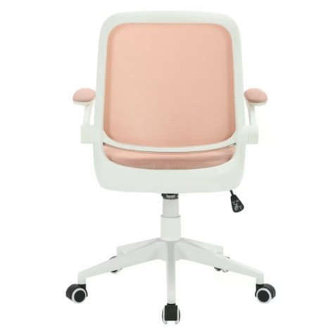 Ергономичен стол RFG - PRETTY WHITE W, розов