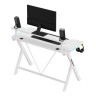 Гейминг бюро Huzaro – Hero 1.9 RGB, 120 x 60 cm, бяло