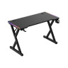 Гейминг бюро Huzaro – Hero 2.3 RGB, 120 x 60 cm, черен