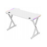 Гейминг бюро Huzaro – Hero 2.3 RGB, 120 x 60 cm, бял