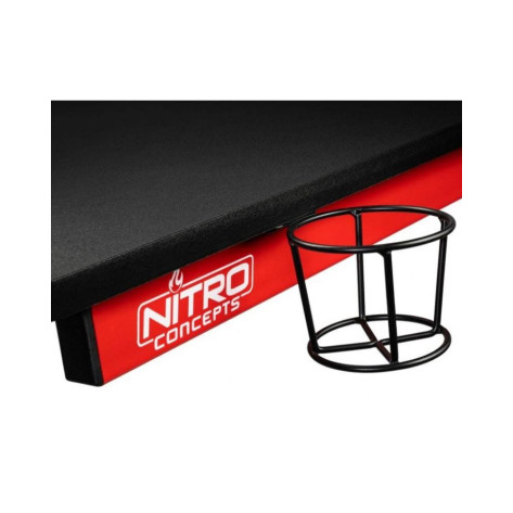 Гейминг бюро Nitro concepts - D12, черно/червено