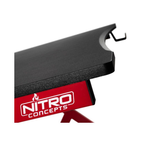 Гейминг бюро Nitro concepts - D12, черно/червено