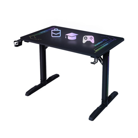 Гейминг бюро Ultradesk - Freeze V2, 109 x 69 cm, черно