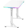 Гейминг бюро Ultradesk – Iron, 132,5 x 60,5 cm, бяло