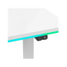 Гейминг бюро Ultradesk – Iron, 132,5 x 60,5 cm, бяло