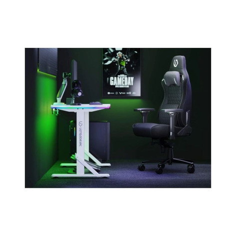 Гейминг бюро Ultradesk – Iron, 132,5 x 60,5 cm, бяло