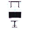 Гейминг бюро Ultradesk - Level V2, черно