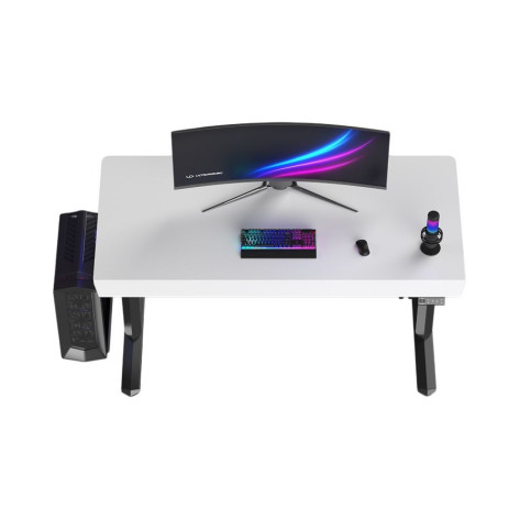 Гейминг бюро Ultradesk - Quest Black, бяло
