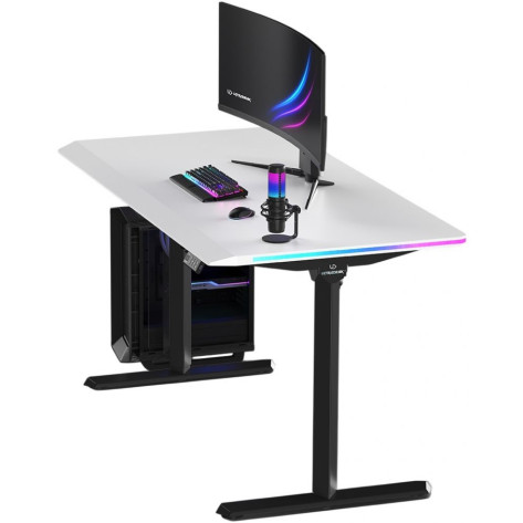 Гейминг бюро Ultradesk - Quest Black, бяло