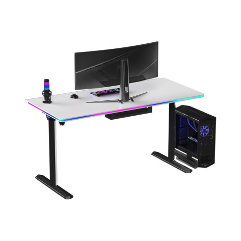 Гейминг бюро Ultradesk - Quest Black, бяло